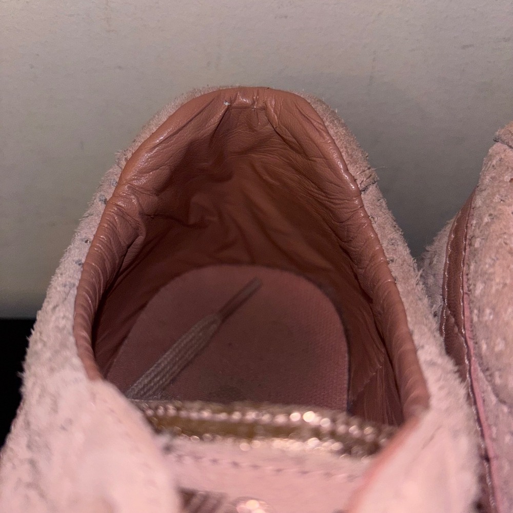 Gola Harrier | Women's US 9 EU 39-40 | Pink Suede Rose Gold Sneakers - Picture 10 of 11